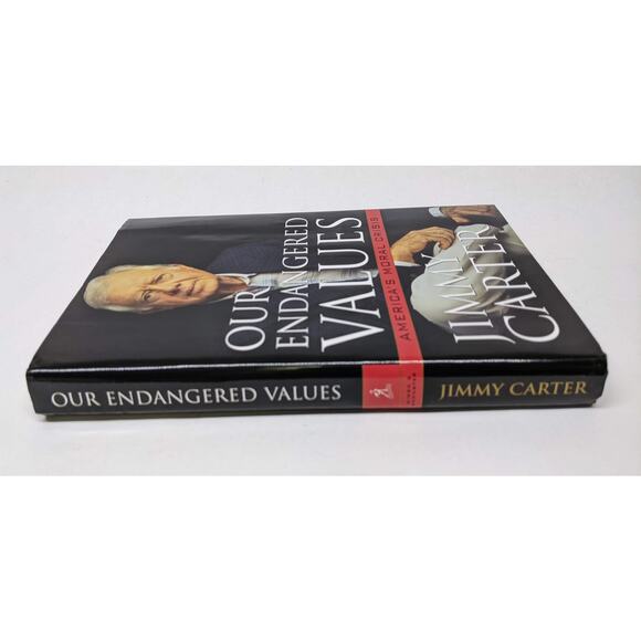 JIMMY CARTER - Our Endangered Values America's Moral Crisis - HB with DJ - Picture 7 of 7